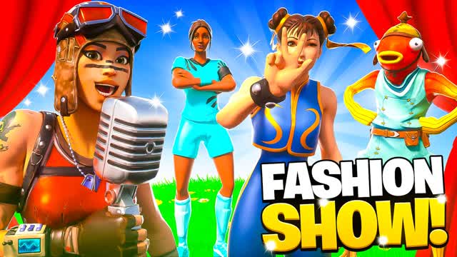 👑100 FASHION SHOWS💎 — Fortnite Creative map