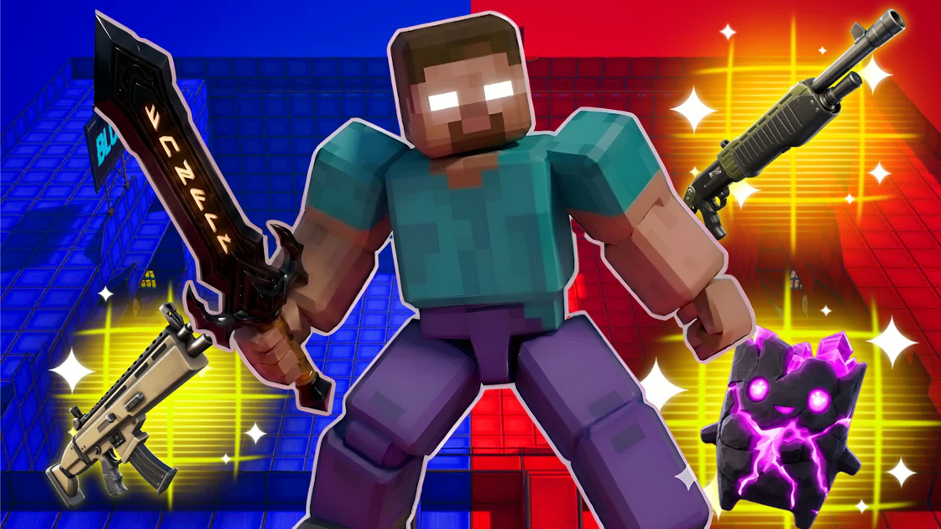 SUPER MESSI RED VS BLUE ๐ด๐ต UNC 67 โ Fortnite Creative map