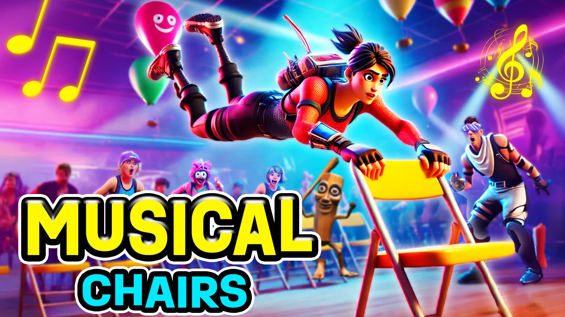 NEW Minigame Musical Chairs — Fortnite Creative map