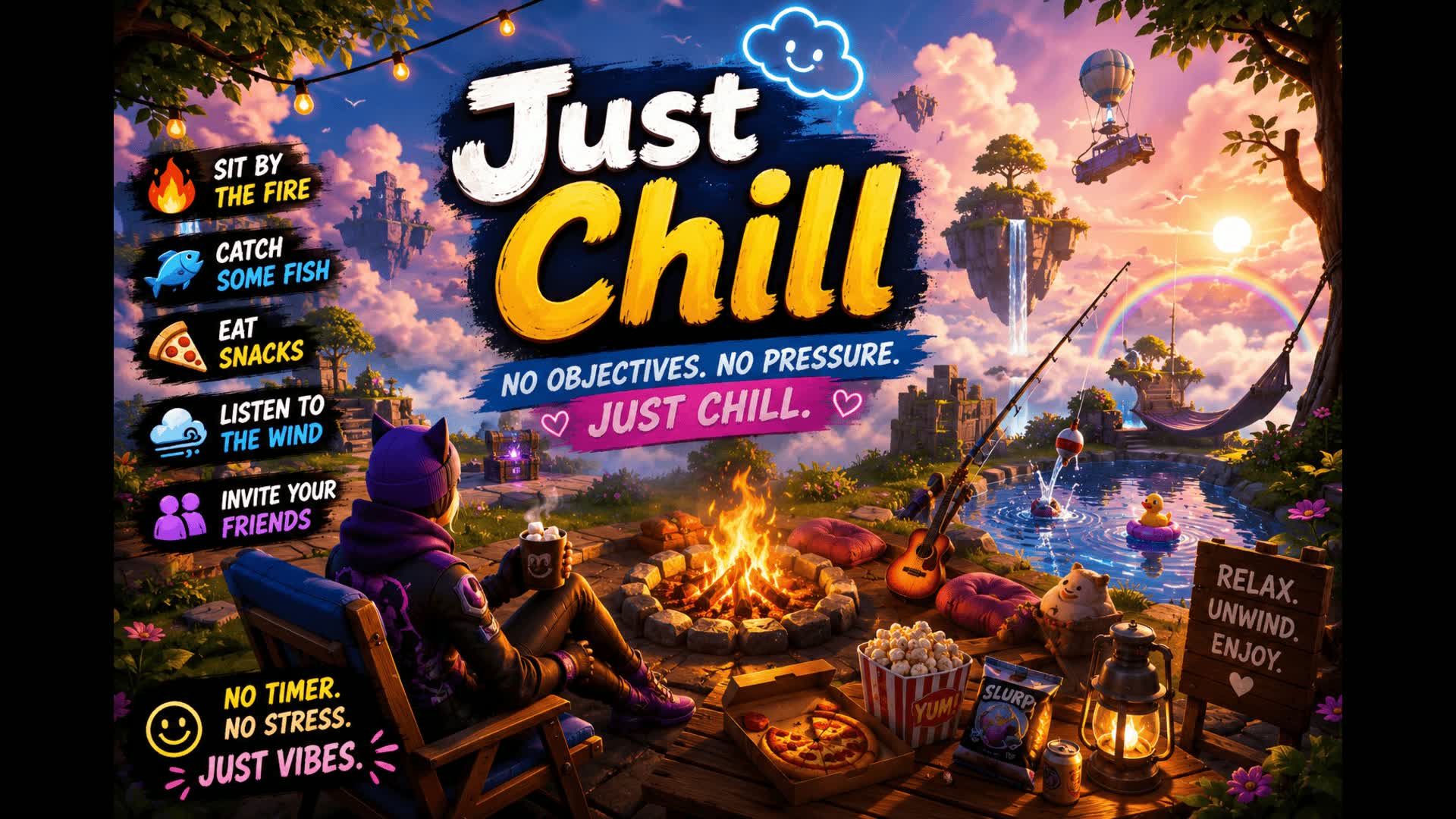 Just chill safe haven — Fortnite Creative map