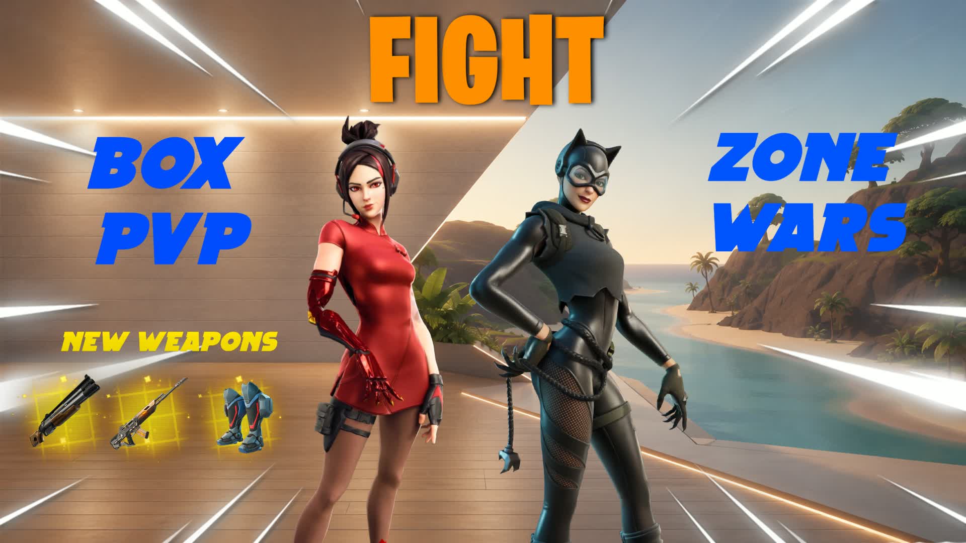 Box Fight and Zone Wars — Fortnite Creative map