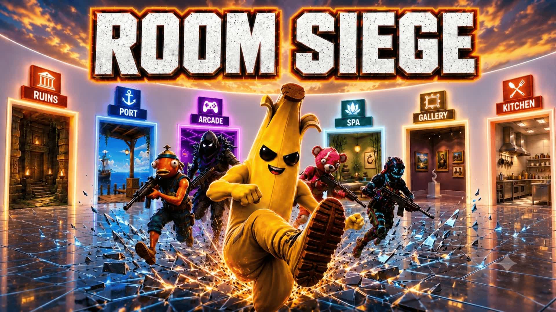 ROOM SIEGE — Fortnite Creative map