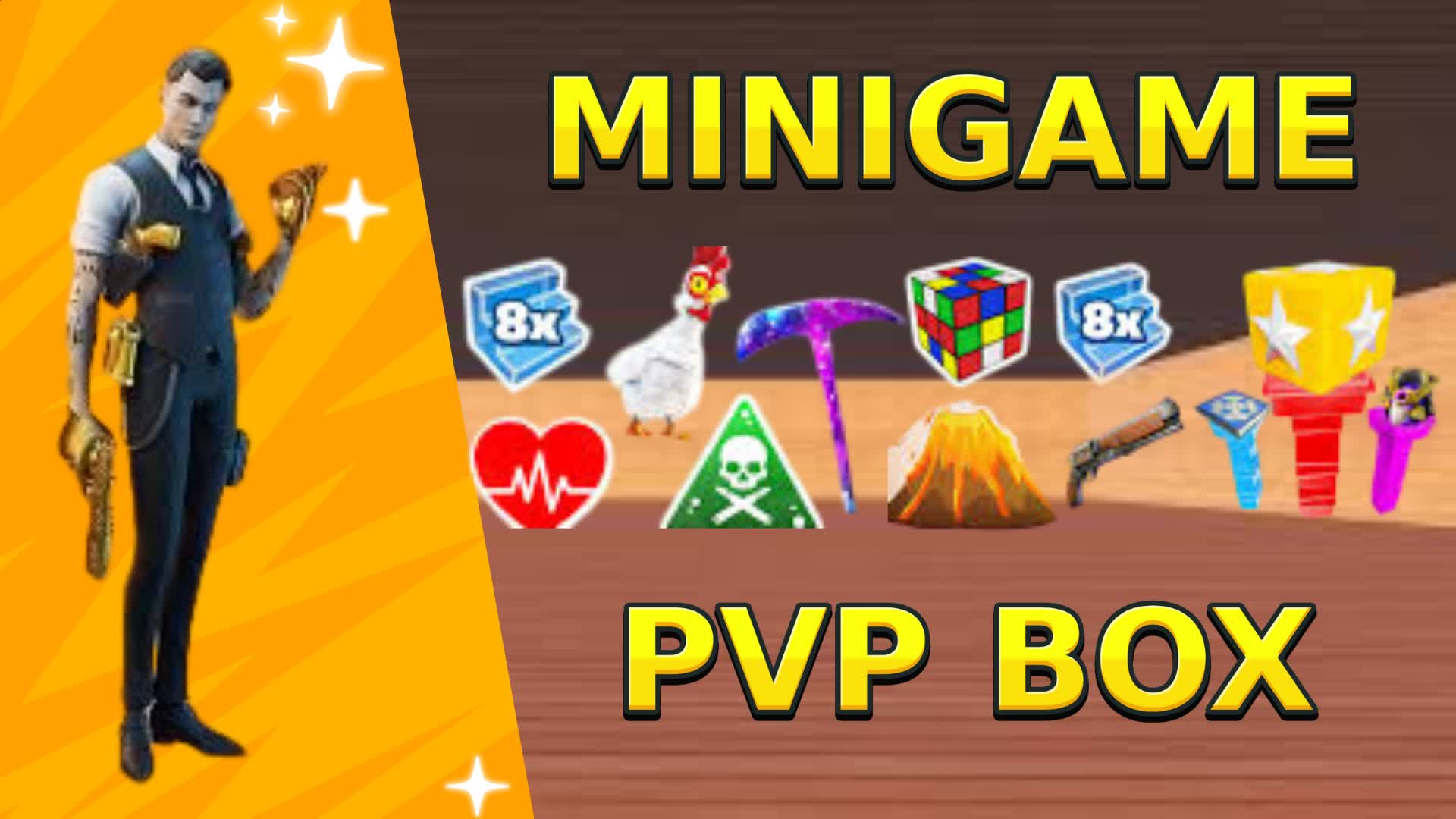 MINIGAME BOX PVP — Fortnite Creative map