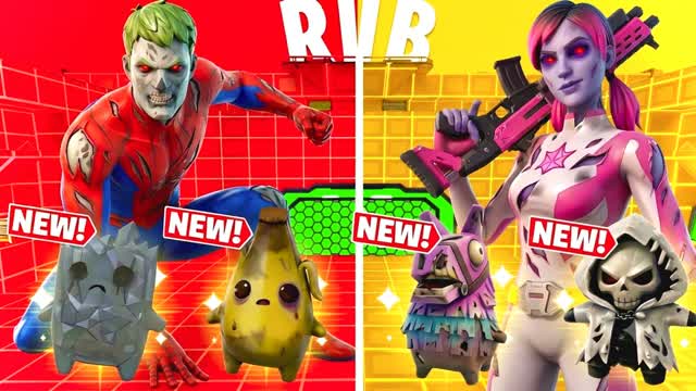 RVB RED VS BLUE BOSSFIGHT — Fortnite Creative map