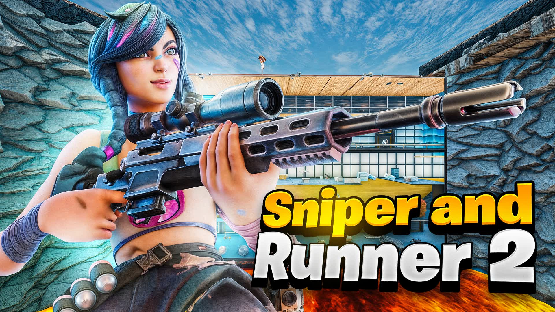 Sniper and Runner 2 — Fortnite Creative map