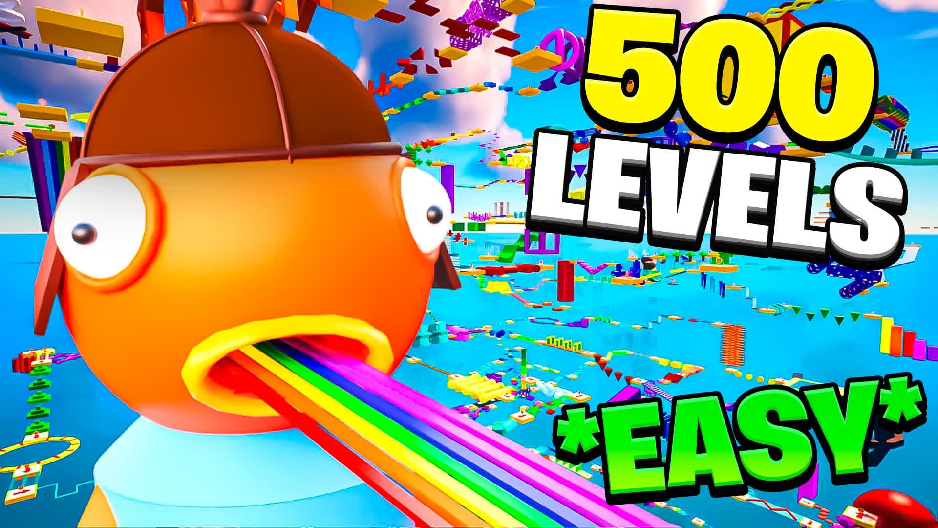 500 LEVEL EASY OBBY⭐ — Fortnite Creative map