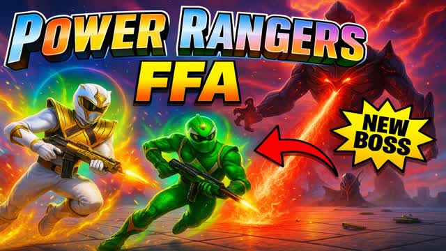 Power Rangers Free For All โ Fortnite Creative map