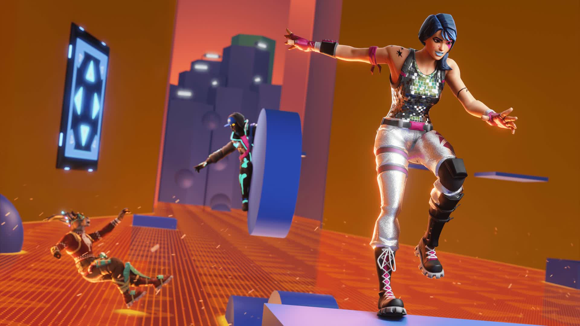 Future parkour — Fortnite Creative map