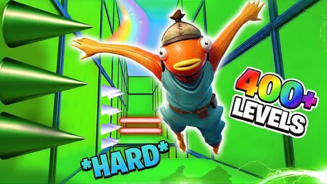 ⭐️ HARD 400+ LEVELS PARKOUR ENDURANCE ⭐️ — Fortnite Creative map