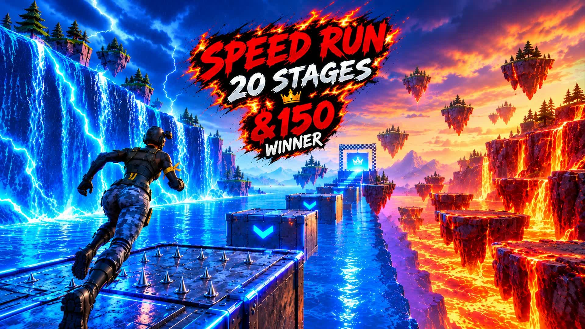 SPEEDRUN (qxo) — Fortnite Creative map