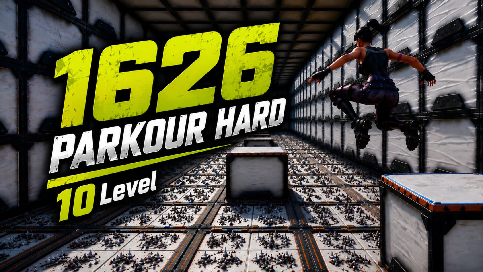 PARKOUR HARD - 1626 โ Fortnite Creative map