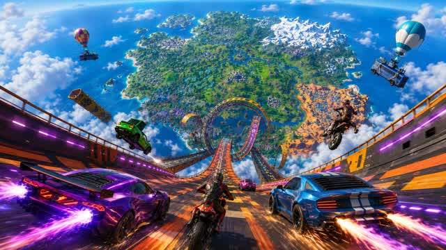 DRIVER WEAPONS&CARS — Fortnite Creative map