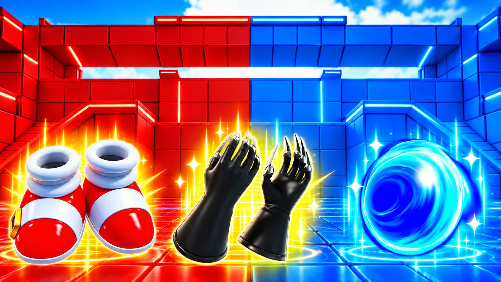 RED VS BLUE INFERNO BATTLE π΄π΅ β Fortnite Creative map