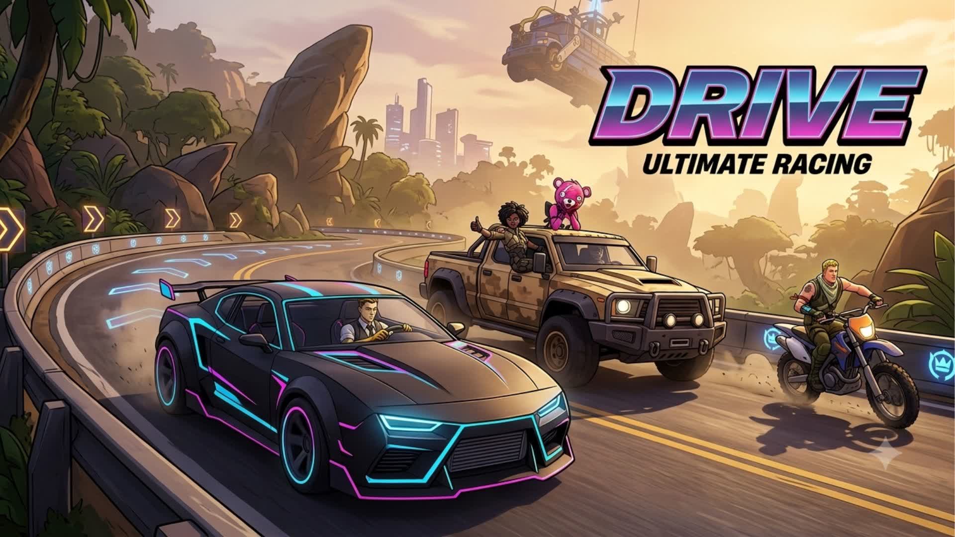 RAMP TWDU 🚗Mega Drive🚗 — Fortnite Creative map