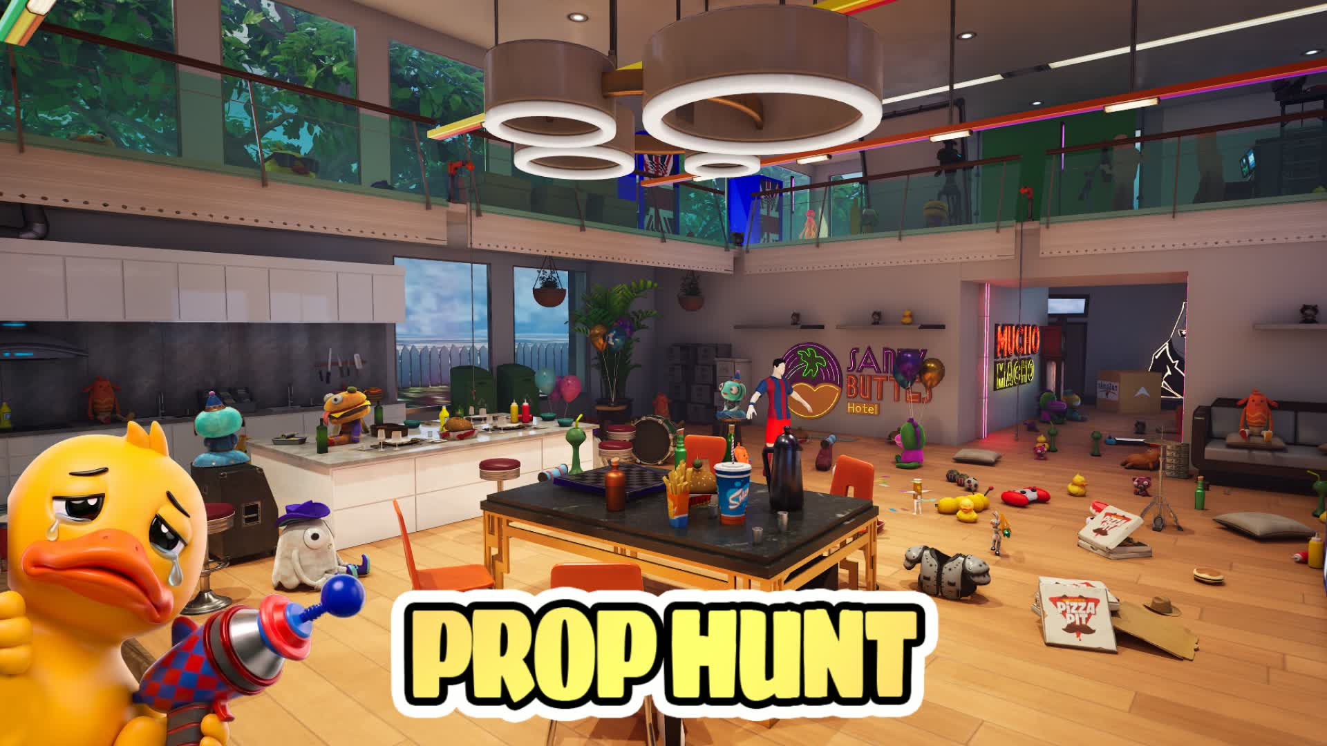 15 MINUTES OF FAME π Big Prop Hunt β Fortnite Creative map