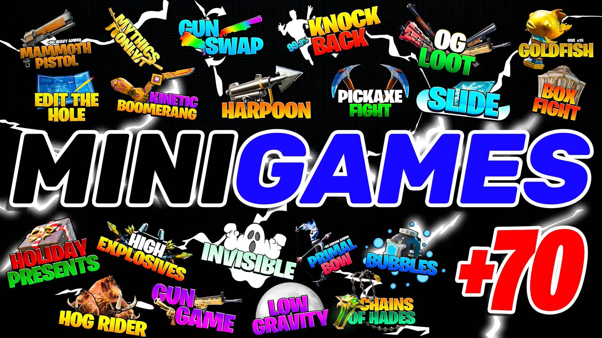π₯ MINIGAME SCRIMS π β Fortnite Creative map