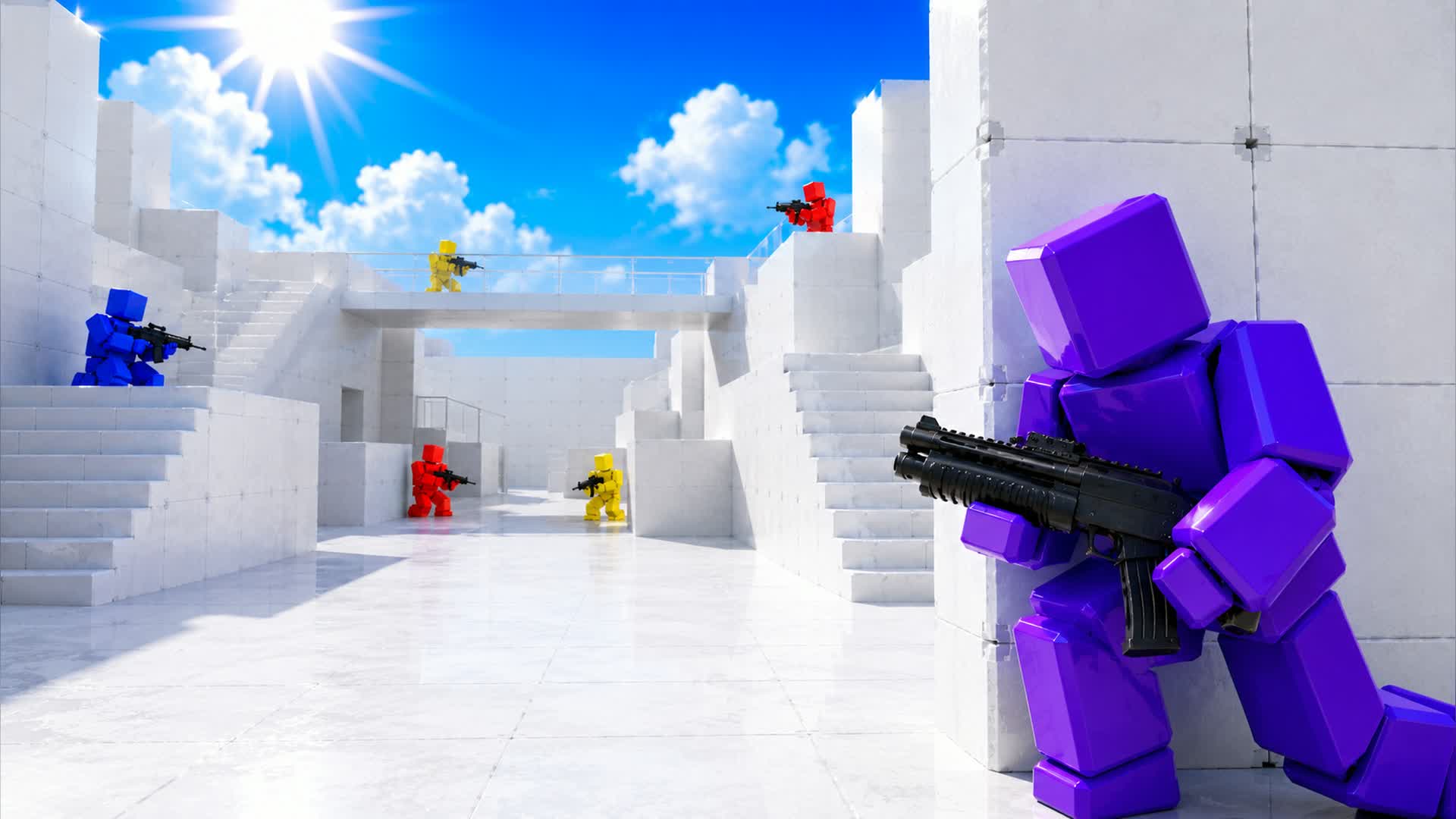 RIVALS RED VS BLUE ๐ด๐ต MEGA SHOWDOWN! โ Fortnite Creative map