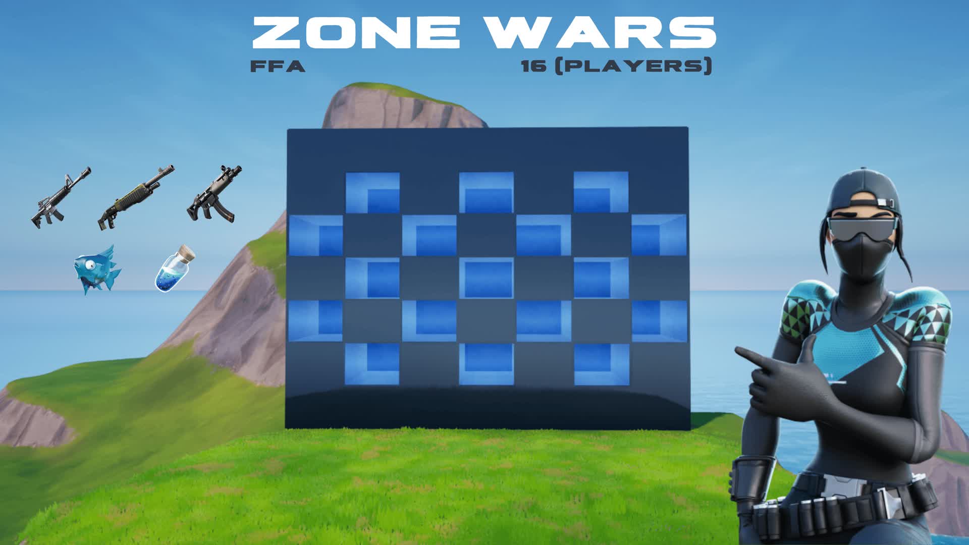 π₯ FFA ZONE WARS π₯ β Fortnite Creative map