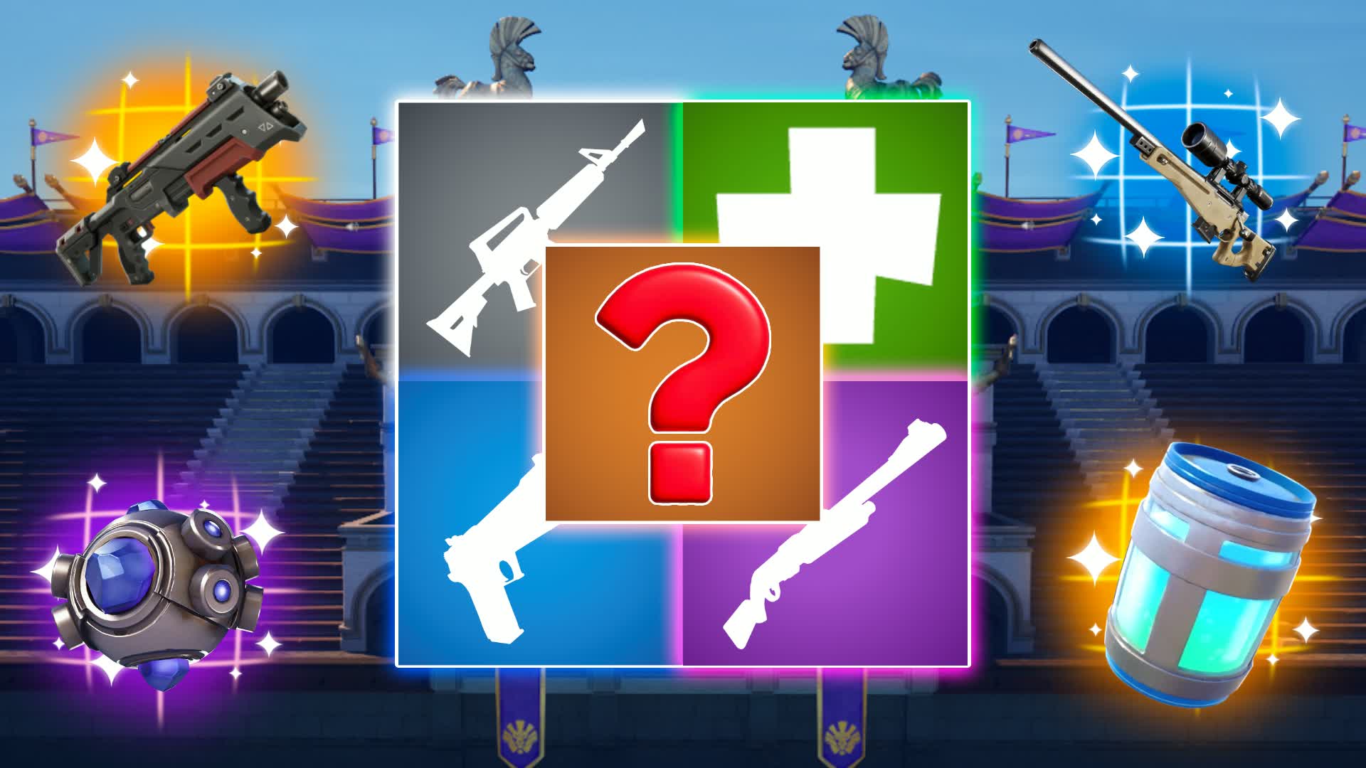 Draft Battle 1v1 — Fortnite Creative map