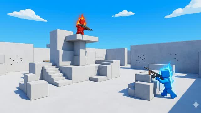 RED VS BLUE RVB RIVALS CRAZY UNC โ Fortnite Creative map