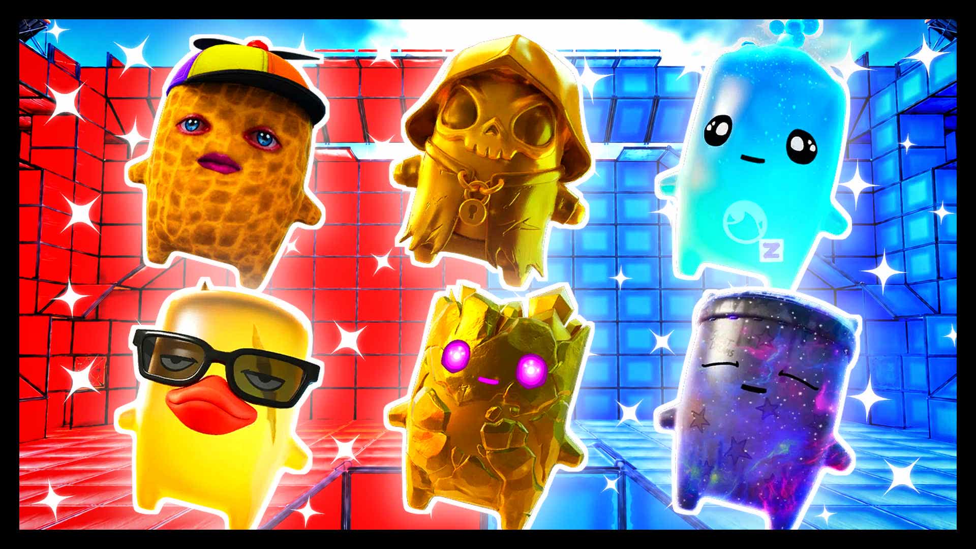 READ THE MOVE RED VS BLUE π΄π΅ β Fortnite Creative map