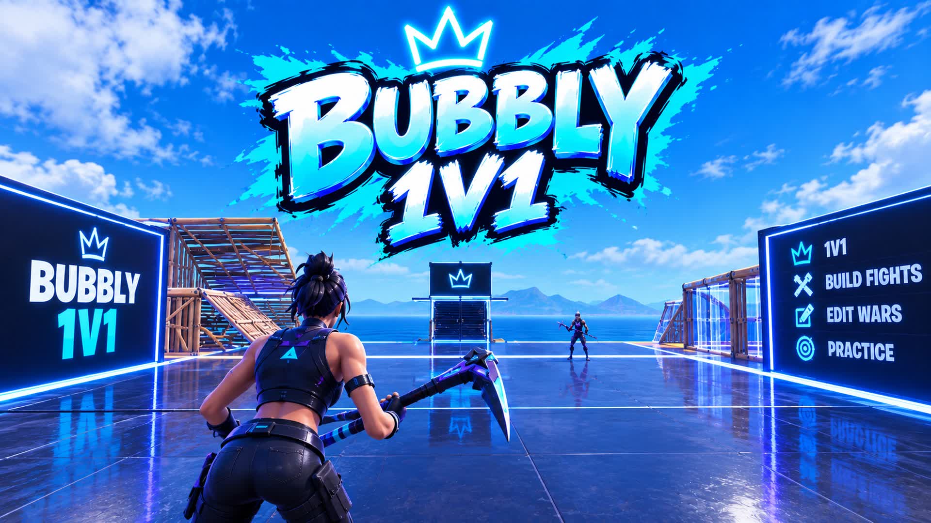 BUBBLY 1V1 — Fortnite Creative map