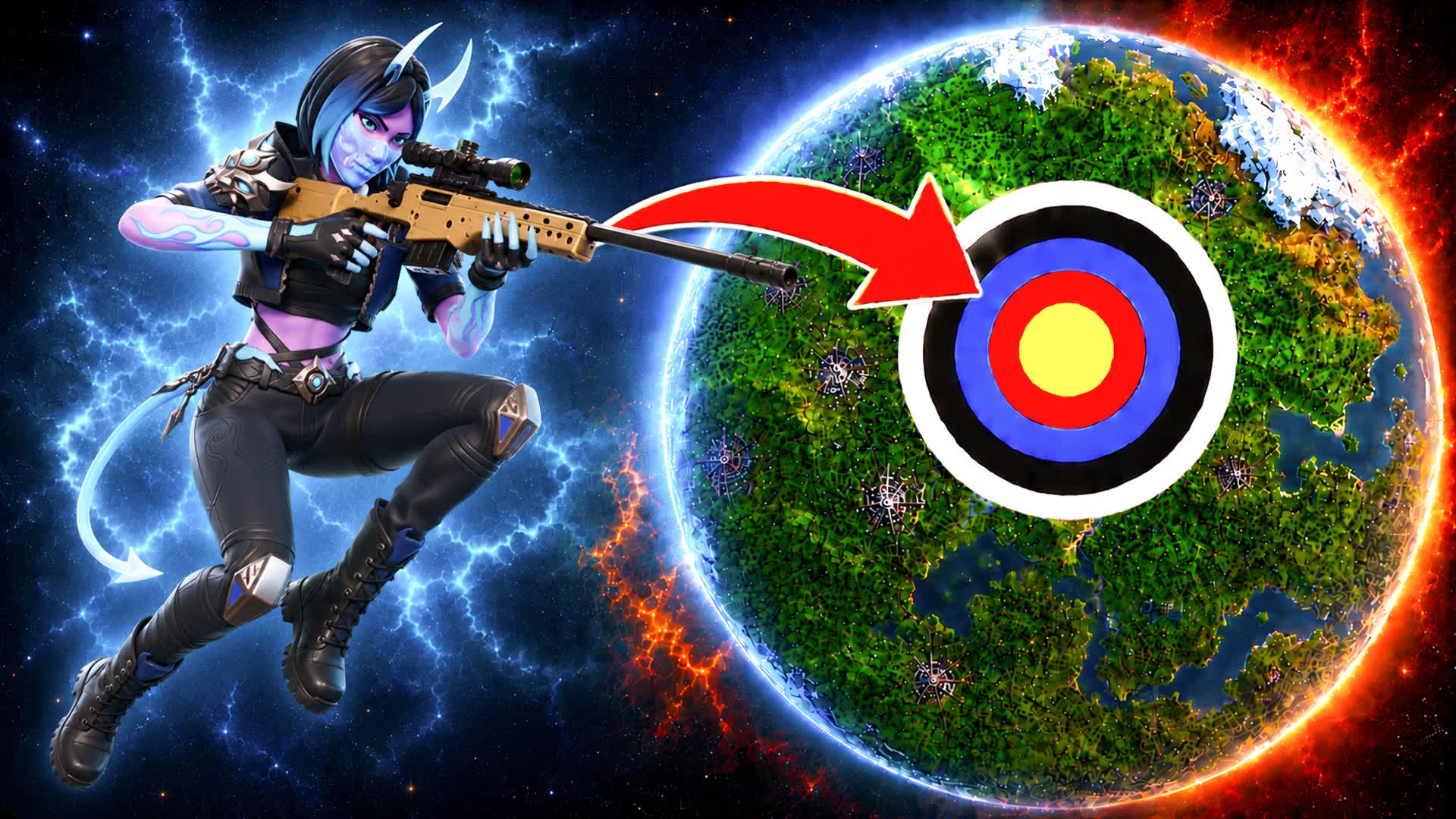 🎯CARITAS TRICKSHOT PARKOUR 125 LEVELS!! — Fortnite Creative map