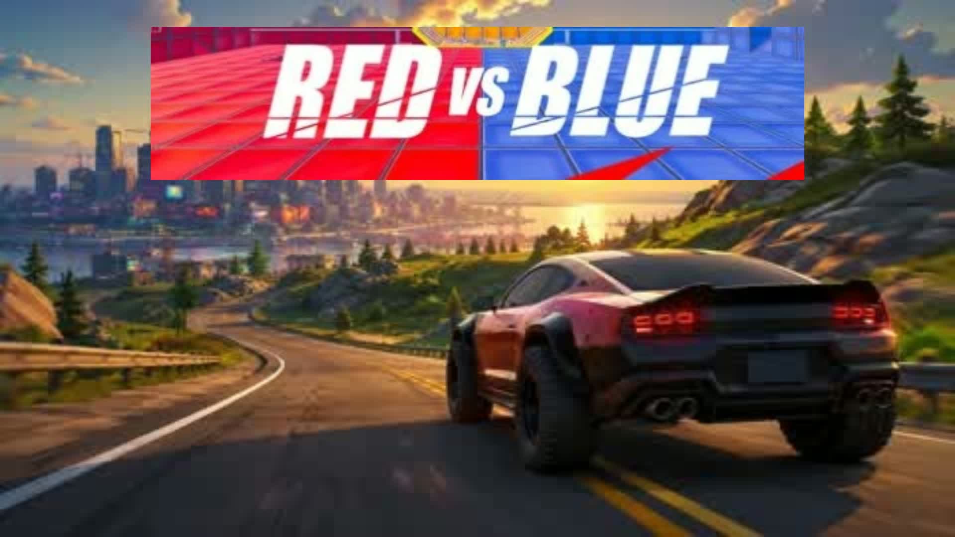 SIMPLE DRIVE RED π΄VS BLUE π΅ β Fortnite Creative map
