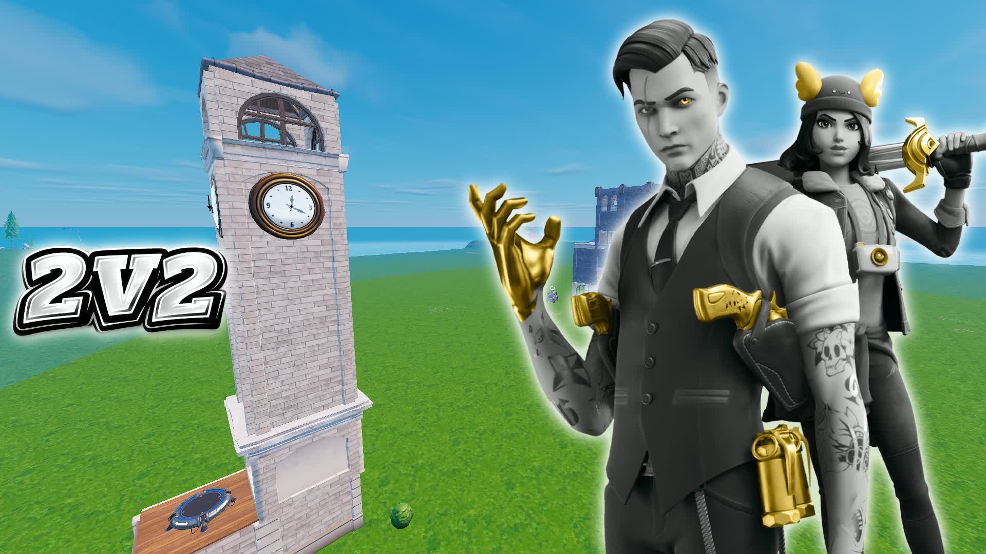 β 2V2 LAST ZONE β Fortnite Creative map
