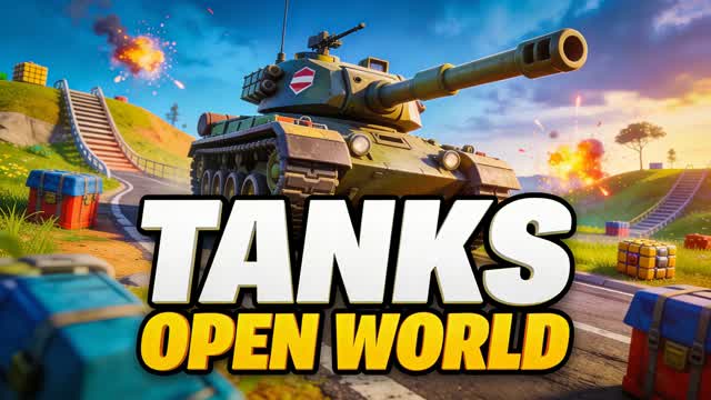 TANKS OPEN WORLD — Fortnite Creative map