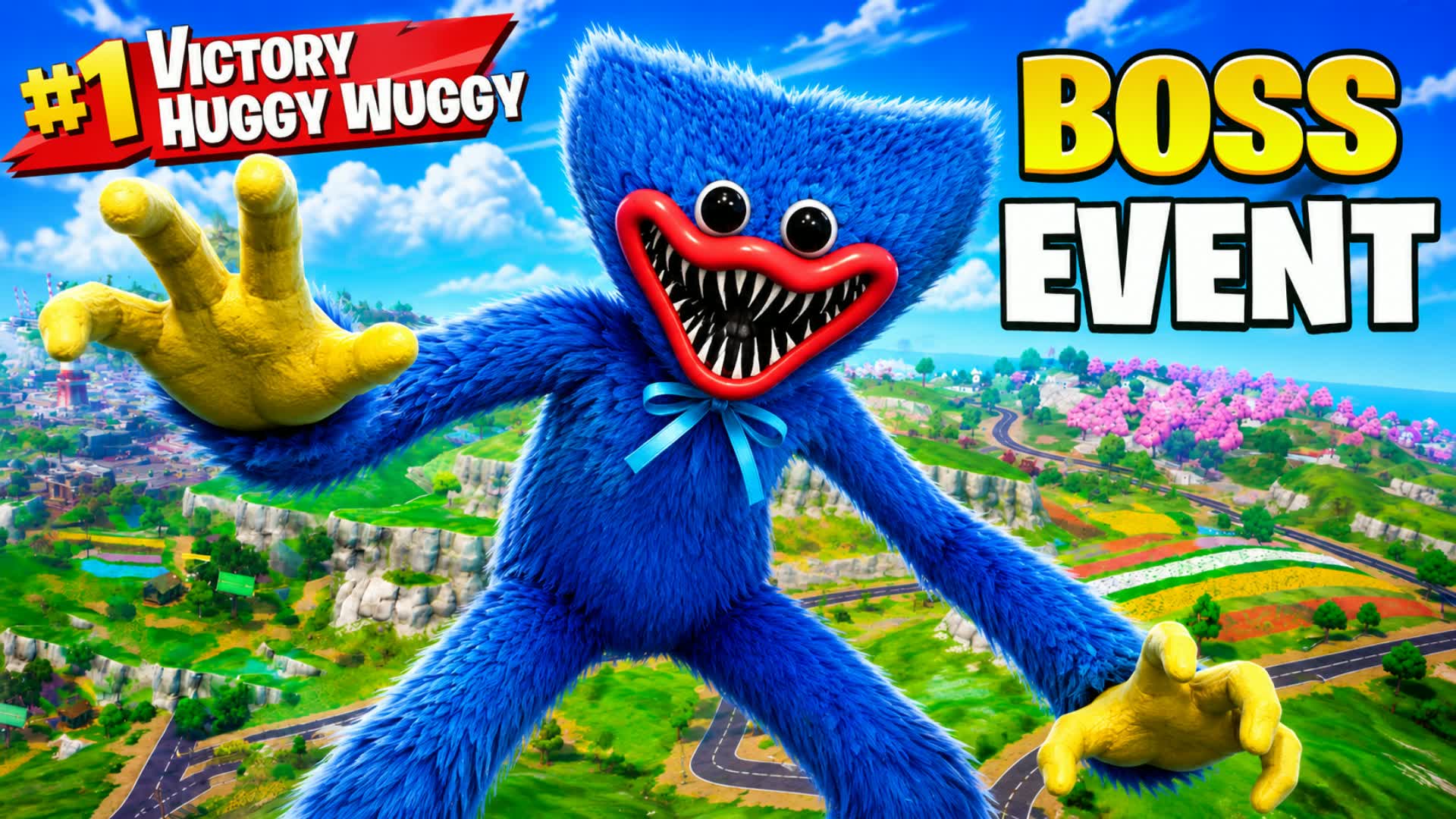WUGGY BOSS FIGHT EVENT - BOSSFIGHT — Fortnite Creative map