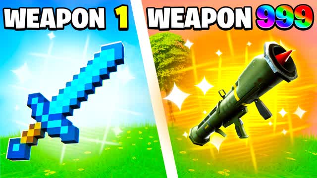 CRAZY GUN GAME — Fortnite Creative map