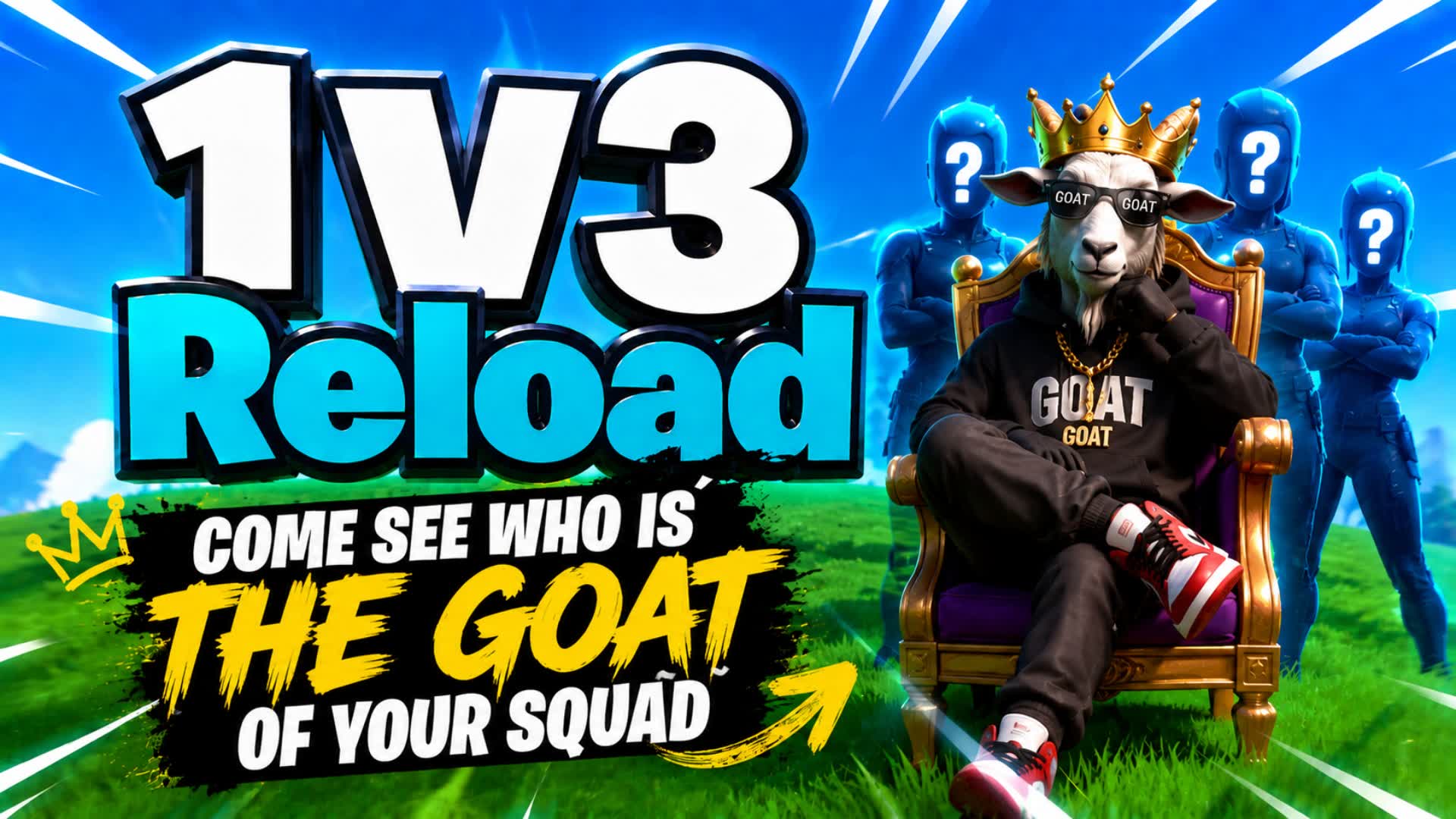 RELOAD 1V3 - NEW COMBAT — Fortnite Creative map