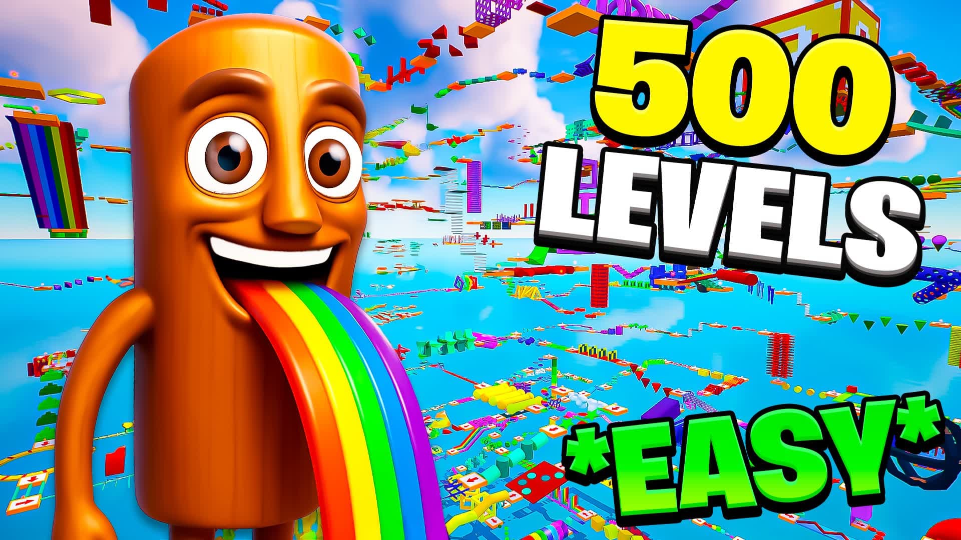 500 LEVEL EASY OBBY ⭐ — Fortnite Creative map