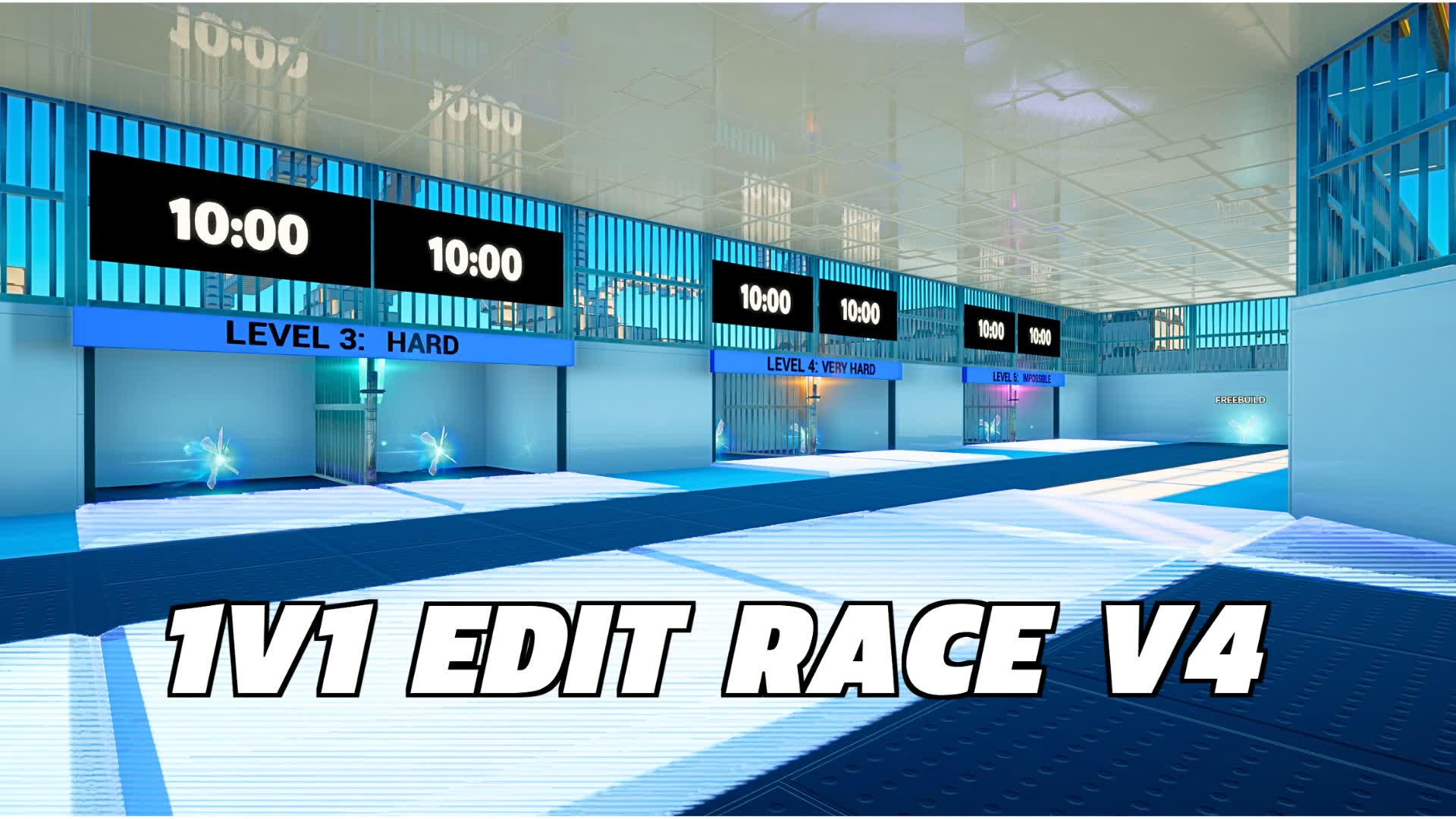 Raider's 1v1 Edit Race Course v4! — Fortnite Creative map