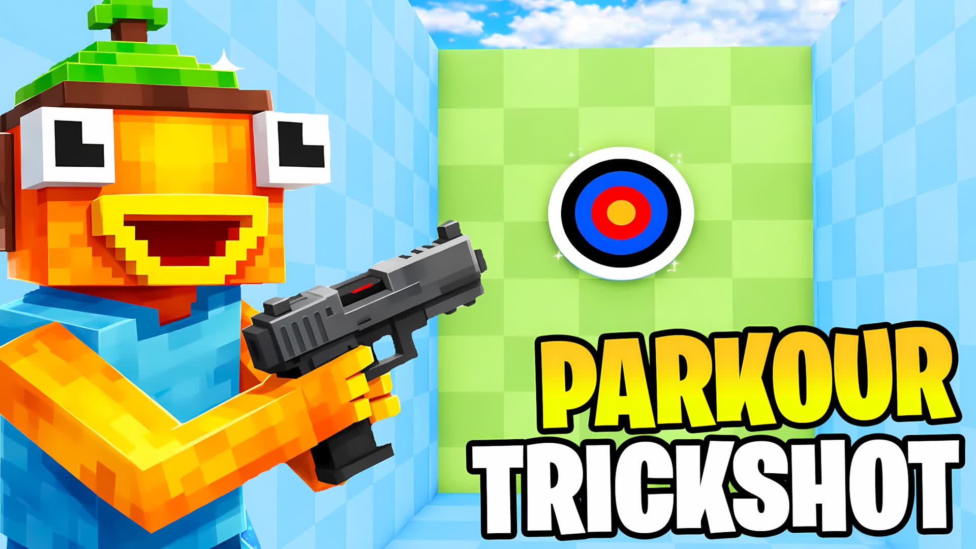 CRAZY +300 TRICKSHOT PARKOUR🎯 — Fortnite Creative map