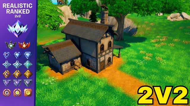 FINEST REALISTIC 2V2 π² β Fortnite Creative map