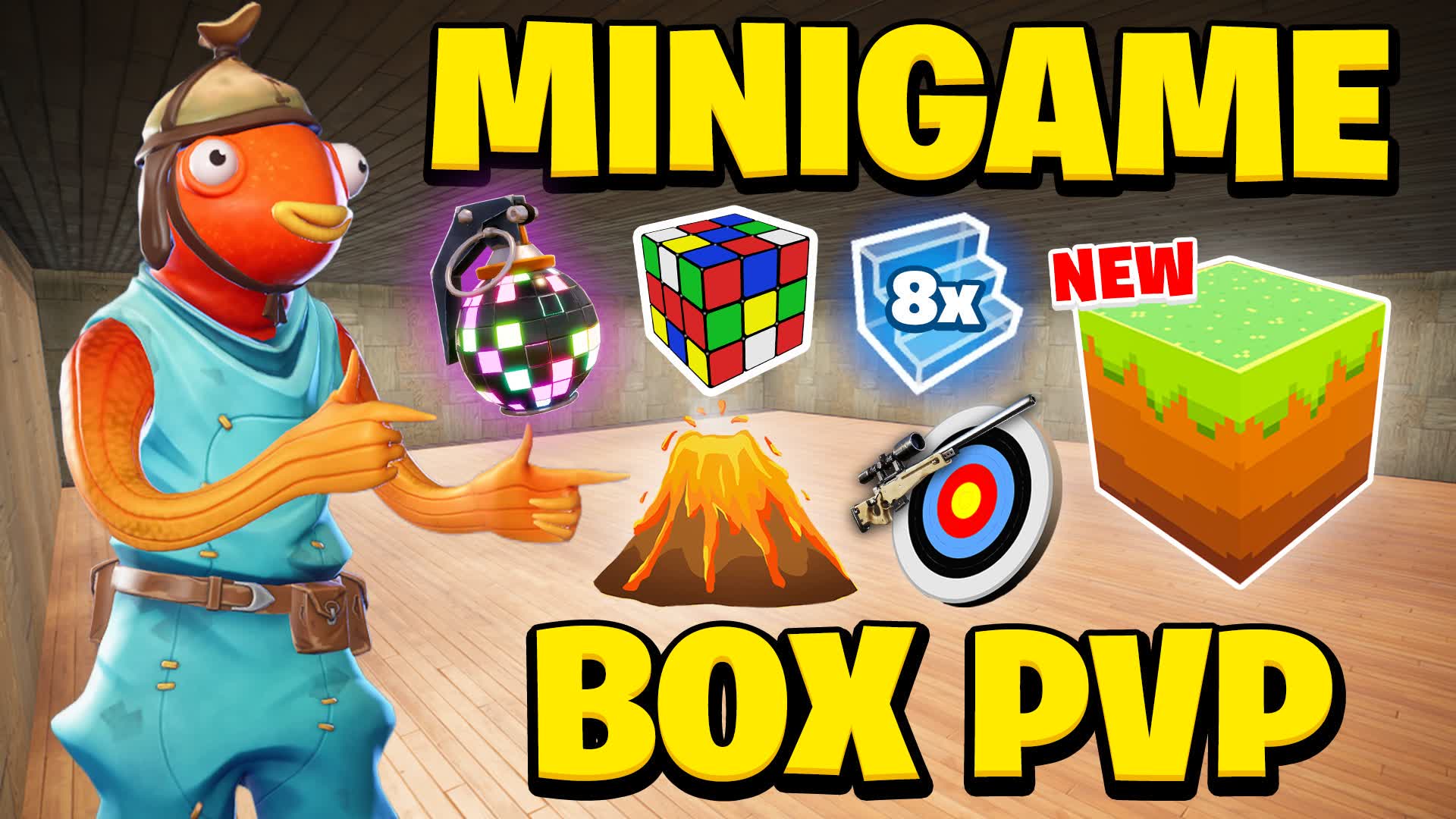 π MINIGAME BOX PVP π¦ β Fortnite Creative map