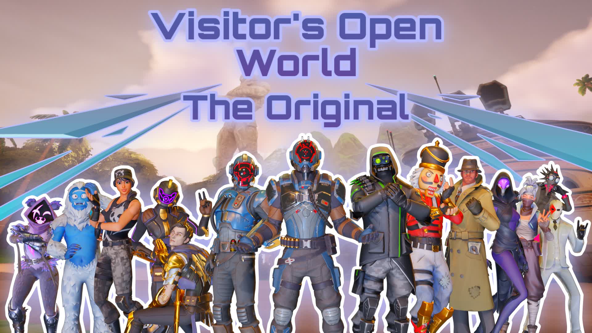 Visitor's Open World - The Original — Fortnite Creative map