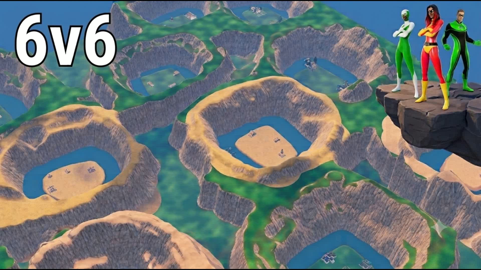 Super Scrum - 6v6 — Fortnite Creative map