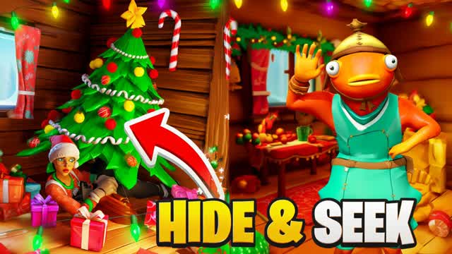 CHRISTMAS HIDE AND SEEK🎄FALL GUYS — Fortnite Creative map