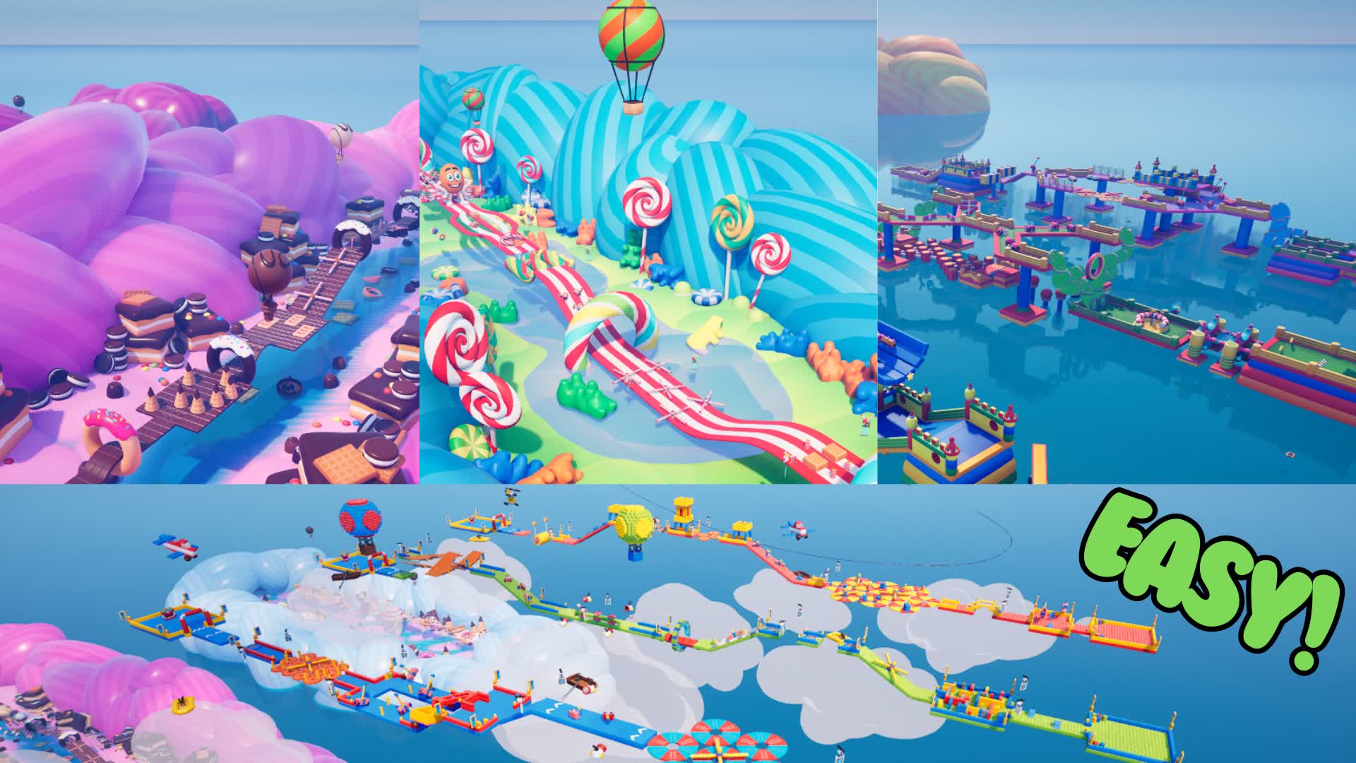 ⭐CRAZY PARKOUR⭐ — Fortnite Creative map