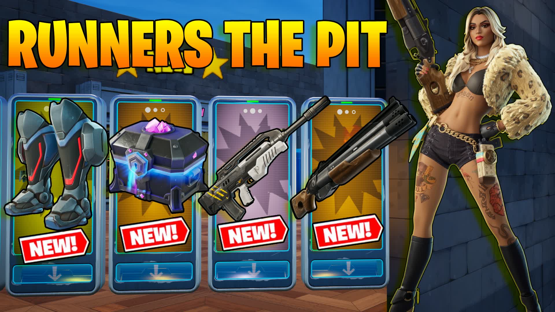 *RUNNERS* THE PIT - FREE FOR ALL — Fortnite Creative map