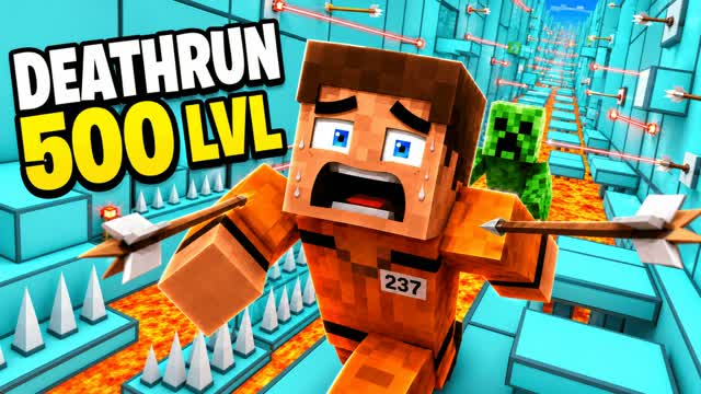 PARKOUR DEATH RUN 500 LVL — Fortnite Creative map