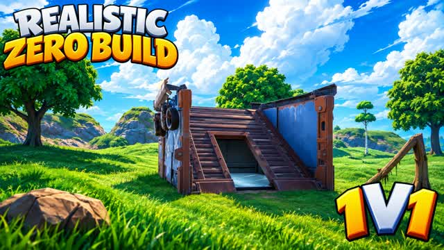 Realistic Zero Build 1V1 β Fortnite Creative map