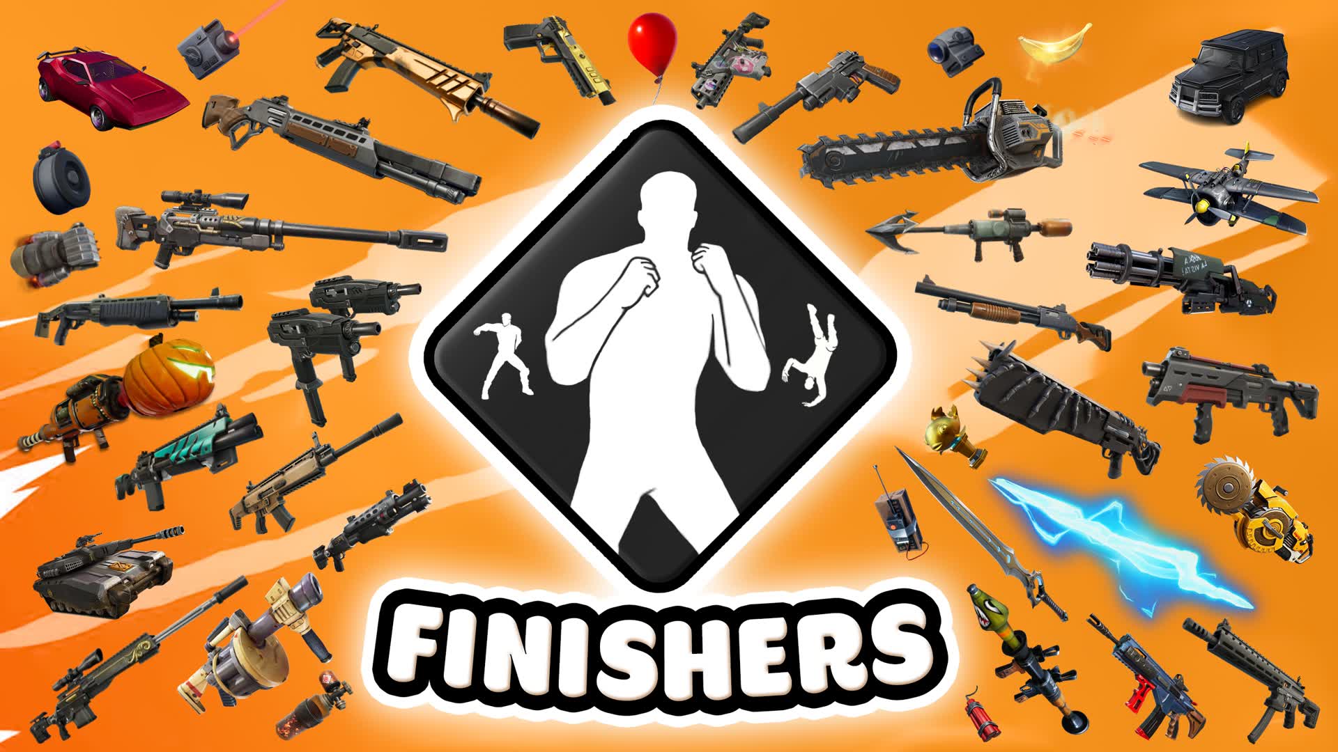 FINISHERS PVP - ALL WEAPONS FFA — Fortnite Creative map