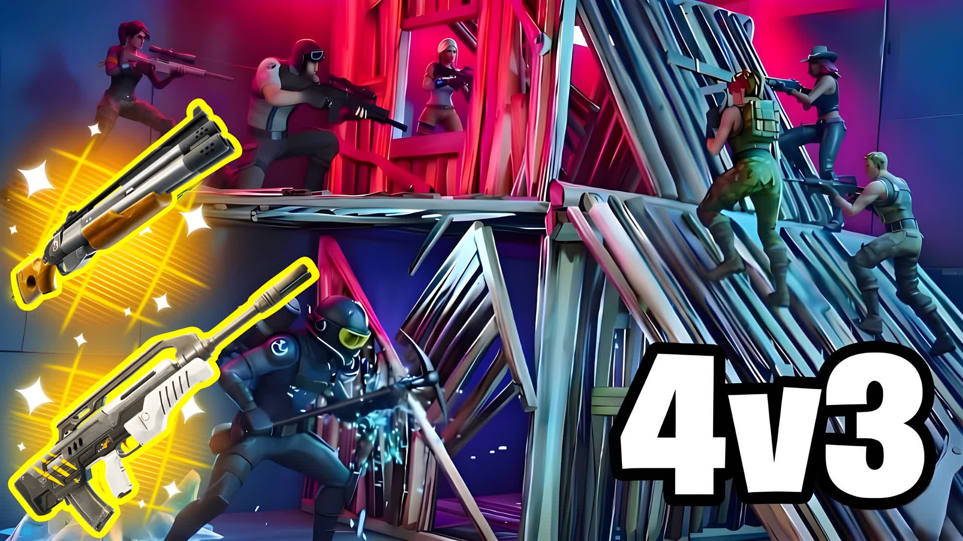 PIECE CONTROL 4V3 💥DRO — Fortnite Creative map