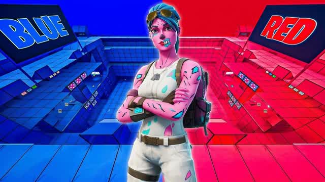 EXOTIC RED VS BLUE RVB — Fortnite Creative map