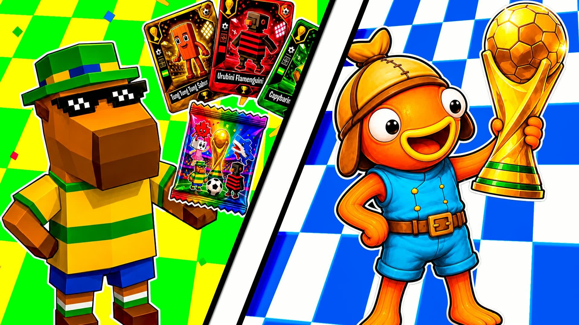 OPEN WORLD CUP STICKERS (BRAINROT) β Fortnite Creative map