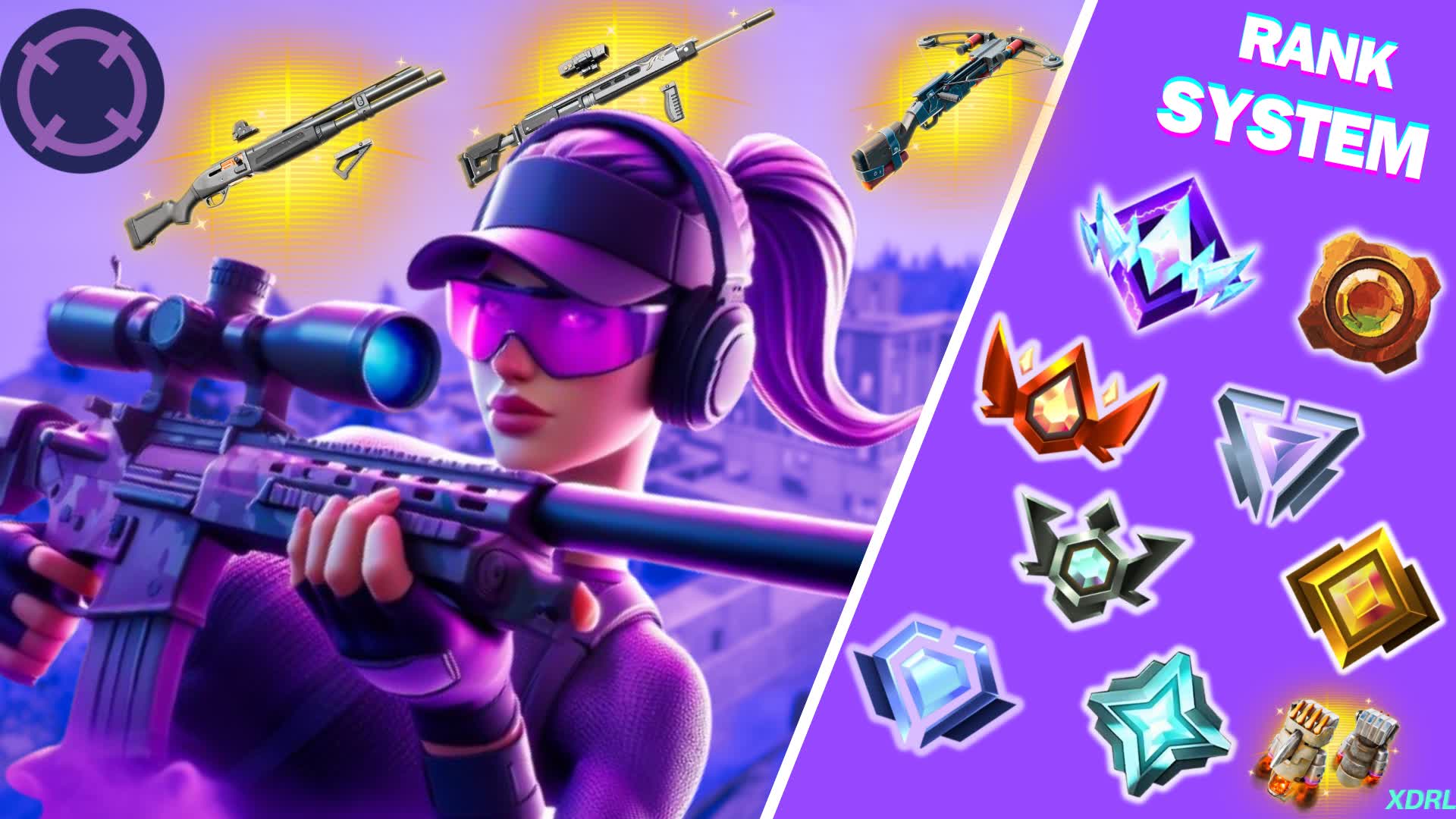 RANKED ONE SHOT ⭐ — Fortnite Creative map